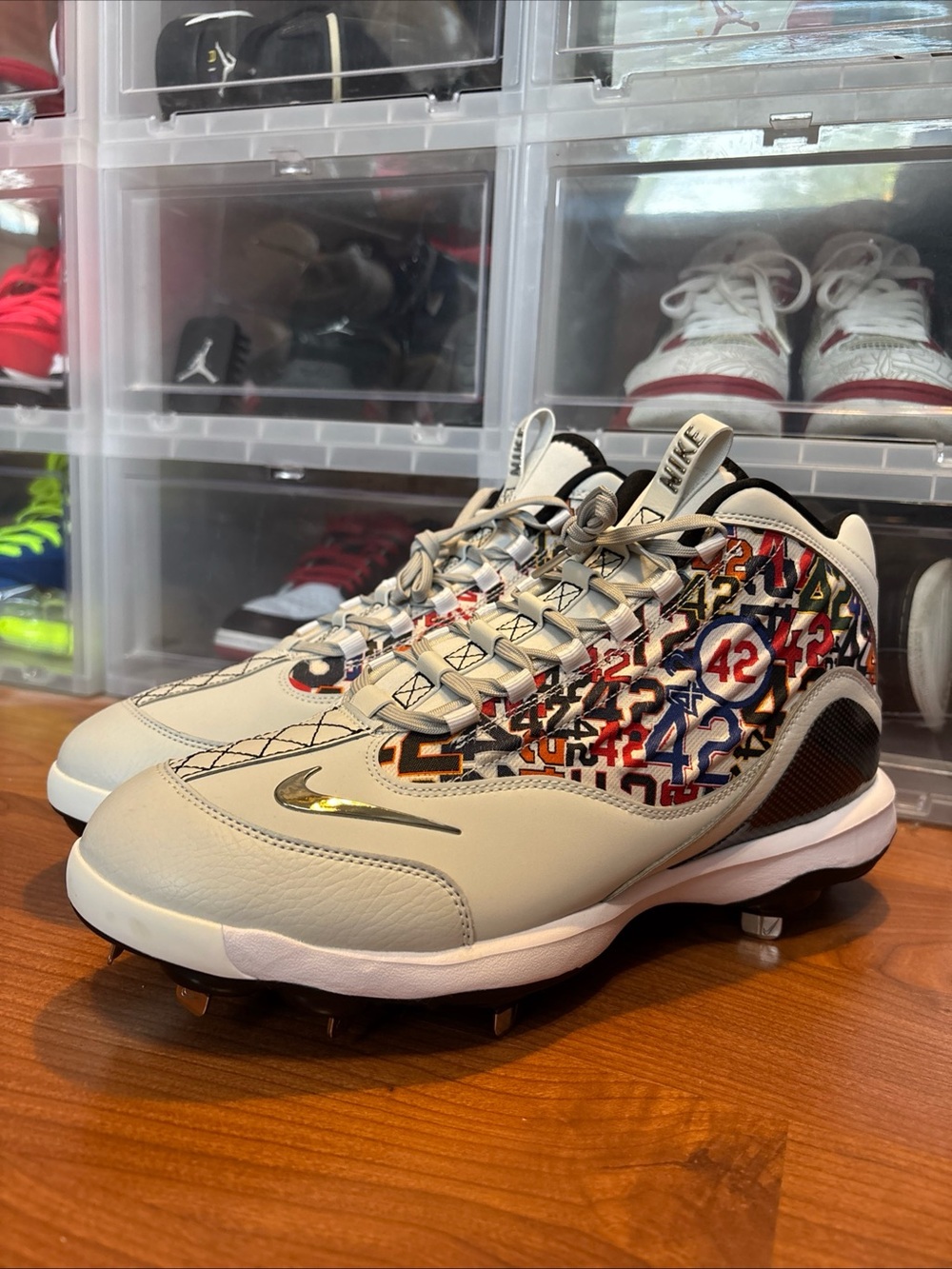 Nike Griffey 2 Jackie Robinson Day PE HV6878-001 Baseball Cleats Mens NWOB
